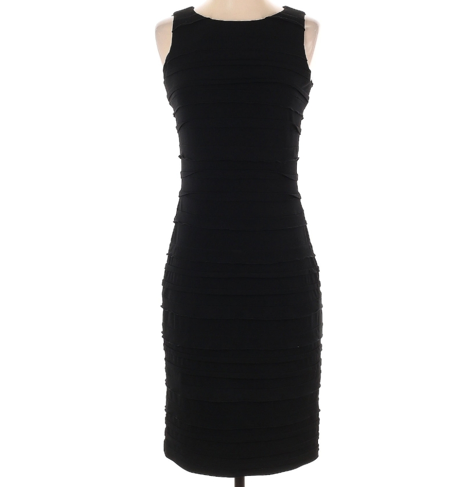 Calvin Klein Black Strapless Dress